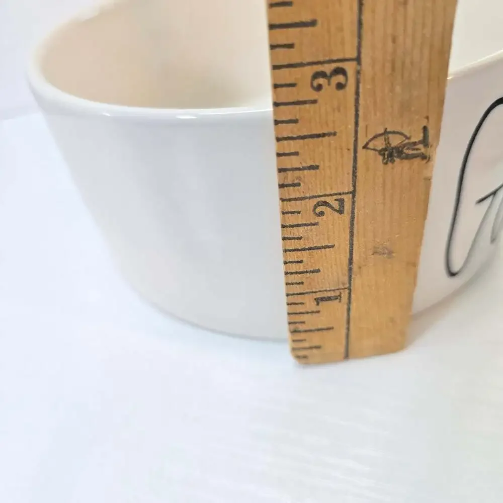 Rae Dunn GULP Ceramic Pet Food Water Bowl